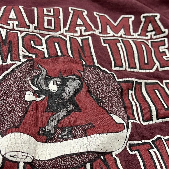 Vintage University of Alabama Crimson Tide NCAA College 1980s Sweatshirt - Picture 4 of 5